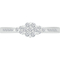 10K White Gold 1/4 CTW Diamond Promise Ring - Image 1 of 2