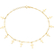 14K Gold Cross Charms 8.5 in. Bracelet - Image 1 of 2