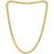 Inox18K Goldtone Miami Cuban Chain Necklace with Cubic Zirconia - Image 1 of 4