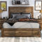 Furniture of America Kodo Rustic Wood Panel Bed - Image 1 of 3