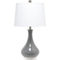 Lalia Home Droplet Table Lamp with Fabric Shade - Image 1 of 8