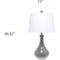 Lalia Home Droplet Table Lamp with Fabric Shade - Image 8 of 8