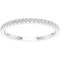 Pure Brilliance 14K White Gold 1/5 CTW Anniversary Band IGI Certified Size 7 - Image 1 of 2