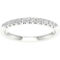 Pure Brilliance 14K White Gold 1/4 CTW Anniversary Band IGI Certified Size 7 - Image 1 of 2