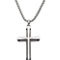 Inox Stainless Steel Apostle Cross Pendant with Steel Bold Box Chain - Image 1 of 4