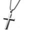 Inox Stainless Steel Apostle Cross Pendant with Steel Bold Box Chain - Image 2 of 4