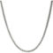 Inox Polished Finish Stainless Steel Spiga Chain Necklace - Image 1 of 4
