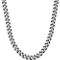 Inox Stainless Steel Black Ion Plated Diamond Cut Chain Necklace - Image 1 of 3