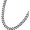 Inox Stainless Steel Black Ion Plated Diamond Cut Chain Necklace - Image 2 of 3