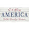 Inkstry In Wood Grain God Bless America Canvas Giclee Wall Art - Image 1 of 3