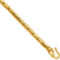 24K Pure Gold 3.2mm Solid Medium Round Barrel Link Chain 8 in. Bracelet - Image 3 of 5