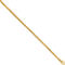 24K Pure Gold 3.2mm Solid Medium Round Barrel Link Chain 8 in. Bracelet - Image 4 of 5