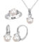 Sofia B. Cultured Freshwater Pearl Diamond Twist Necklace Earrings & Ring 3 pc. Set - Image 1 of 6