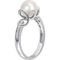 Sofia B. Cultured Freshwater Pearl Diamond Twist Necklace Earrings & Ring 3 pc. Set - Image 2 of 6
