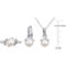 Sofia B. Cultured Freshwater Pearl Diamond Twist Necklace Earrings & Ring 3 pc. Set - Image 6 of 6