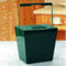 Bosmere English Garden 1.3 gal. Odor Free Plastic Kitchen Compost Caddy with Lid - Image 2 of 3