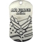 Shields of Strength Air Force Mom Antique Finish Dog Tag Necklace, Isaiah 40:31 - Image 1 of 2
