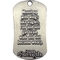Shields of Strength Air Force Mom Antique Finish Dog Tag Necklace, Isaiah 40:31 - Image 2 of 2