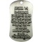 Shields of Strength Courage the Lion Dog Tag Necklace, Joshua 1:9 - Image 2 of 2