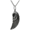 Shields of Strength Stainless Steel Mini Angel Wing Psalm 91:11 Necklace - Image 1 of 2