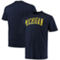 Champion Men's Navy Michigan Wolverines Big & Tall Arch Team Logo T-Shirt - Image 1 of 4
