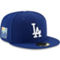 New Era Men's Royal Los Angeles Dodgers 60th Anniversary Authentic Collection On-Field 59FIFTY Fitted Hat - Image 1 of 4