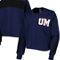 Gameday Couture Women's Navy Michigan Wolverines Back To Reality Colorblock Pullover Sweatshirt - Image 1 of 4