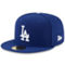 New Era Men's Royal Los Angeles Dodgers 2022 season Side Patch 59FIFTY Fitted Hat - Image 4 of 4