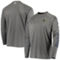 Columbia Men's Charcoal Michigan Wolverines Terminal Tackle Omni-Shade Raglan Long Sleeve T-Shirt - Image 1 of 4