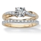 1/4 TCW Round Diamond 2-Piece Bridal Set in Solid 10K Gold - Image 1 of 5
