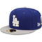 New Era Men's Royal/Gray Los Angeles Dodgers 2020 World Series s Letterman 59FIFTY Fitted Hat - Image 4 of 4