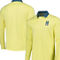 adidas Men's 2023 Player Yellow New York Red Bulls Travel Long Sleeve Polo - Image 2 of 4