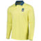 adidas Men's 2023 Player Yellow New York Red Bulls Travel Long Sleeve Polo - Image 3 of 4