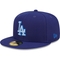 New Era Men's Royal Los Angeles Dodgers Monochrome Camo 59FIFTY Fitted Hat - Image 2 of 4