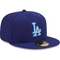 New Era Men's Royal Los Angeles Dodgers Monochrome Camo 59FIFTY Fitted Hat - Image 4 of 4