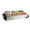 MegaChef Buffet Server & Food Warmer With 4 Removable Sectional Trays , Heated W - Image 1 of 5