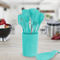 MegaChef Light Teal Silicone Cooking Utensils, Set of 12 - Image 5 of 5