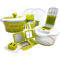 MegaChef 10-in-1 Multi-Use Salad Spinning Slicer, Dicer and Chopper with Interch - Image 1 of 5
