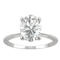 Charles & Colvard 2.10cttw Moissanite Oval Solitaire Ring in 14k White Gold - Image 1 of 5