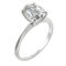 Charles & Colvard 2.10cttw Moissanite Oval Solitaire Ring in 14k White Gold - Image 2 of 5