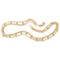 Triple-Strand Beaded Ankle Bracelet in 18k Gold-plated Sterling Silver - Image 1 of 4