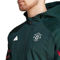 adidas Men's Green Manchester United Designed for Gameday Raglan Full-Zip Hoodie Jacket - Image 4 of 4