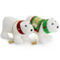 Martha Stewart Holiday Plush Polar Bear and Snowman 4 Piece Ornament Set in Whit - Image 4 of 5