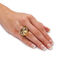 PalmBeach Black Pave Crystal Leopard Fashion Ring Yellow Gold-Plated - Image 3 of 5