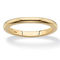 PalmBeach 18k Gold-Plated .925 Sterling Silver Polished Wedding Ring Band (2mm) - Image 1 of 5