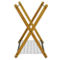 Oceanstar X-Frame Bamboo 3-Bag Laundry Sorter - Image 5 of 5