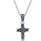 Bella Silver, Sterling Silver Oxidized Cross Pendant Necklace w/Chain - Image 1 of 2