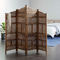 Morgan Hill Home Traditional Brown Wood Room Divider Screen - Image 2 of 5