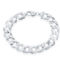 Links of Italy Sterling Silver 13.8mm Cuban Chain - Rhodium Plated - Image 1 of 2