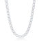 Links of Italy Sterling Silver 7mm Pave Marina Chain - Rhodium Plated - Image 1 of 2